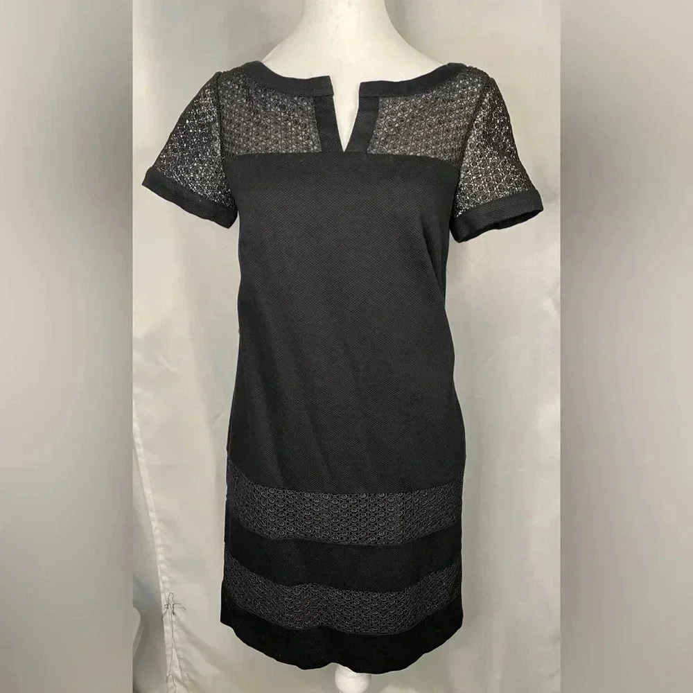 Ann Taylor a-line‎ sheath dress lace cutout